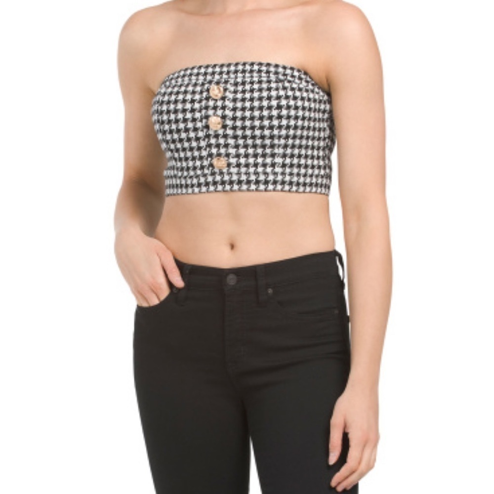 WALTER BAKER NWT gabby crop sleeveless top size L